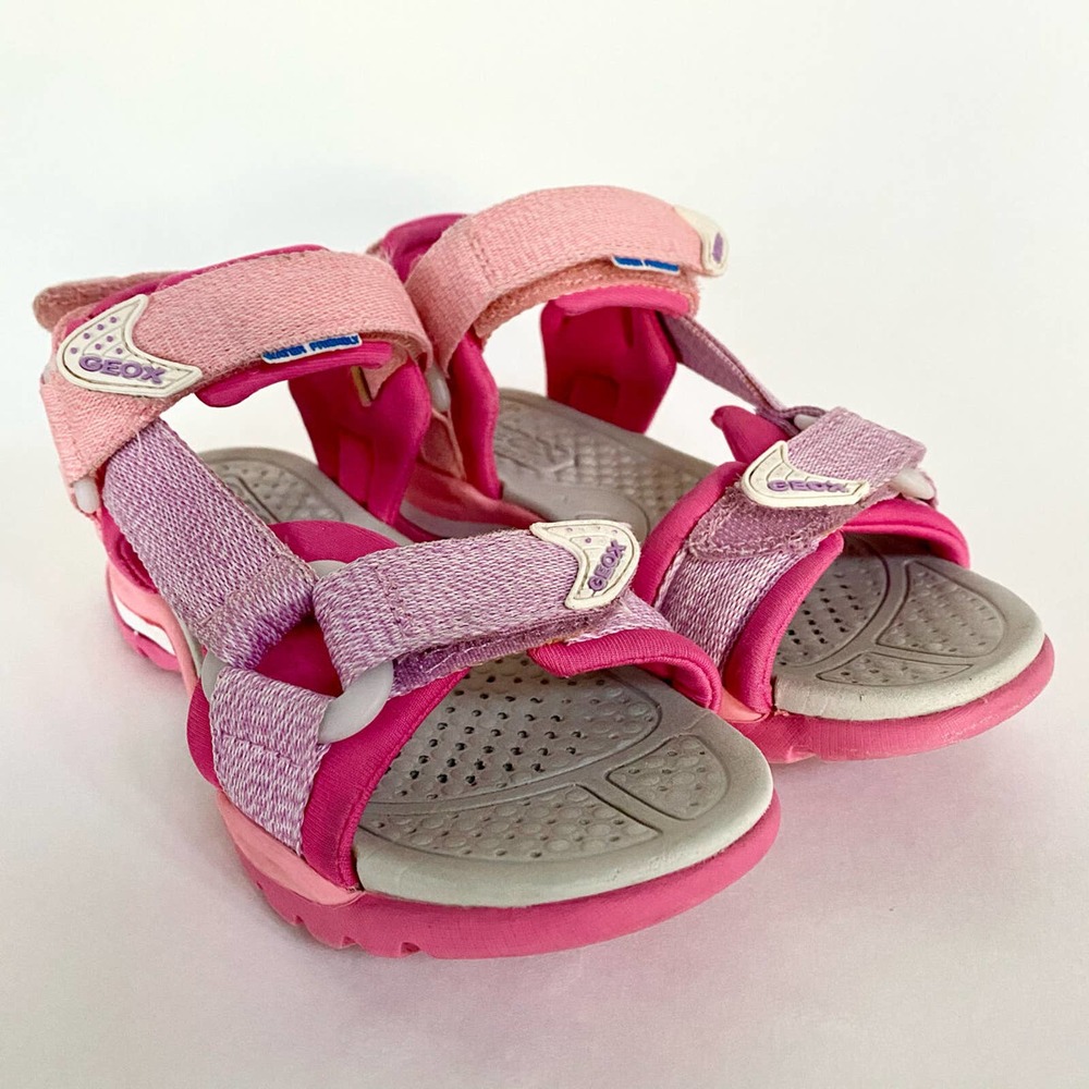 GEOX Respira Borealis Sport Sandal Pink Purple Girls 11